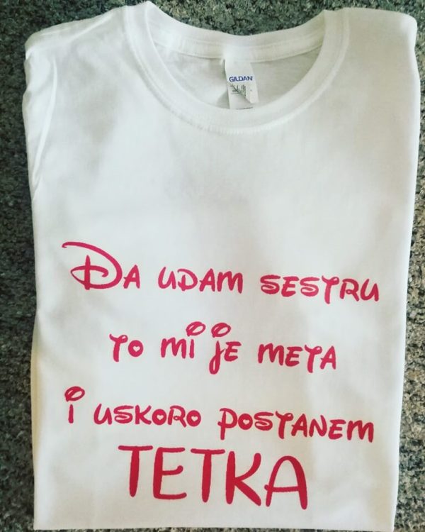 Da udam sestru to mi je meta i uskoro postanem tetka