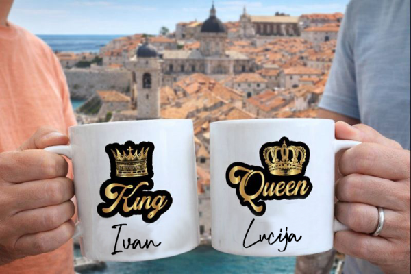 King & Queen komplet šalice