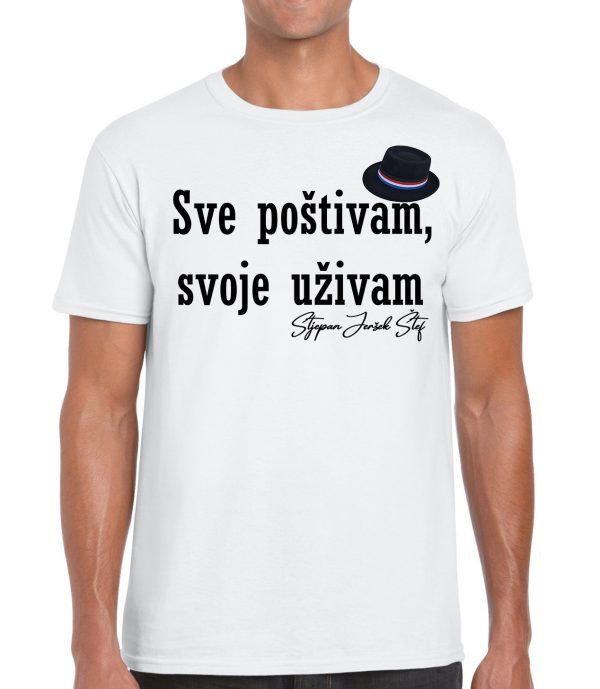 Sve poštivam svoje uživam majica