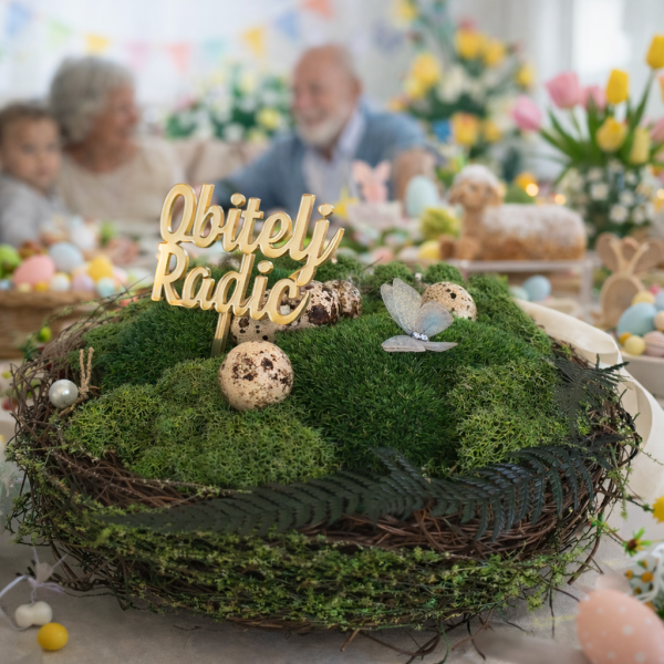 Premium personalizirano Uskršnje gnijezdo
